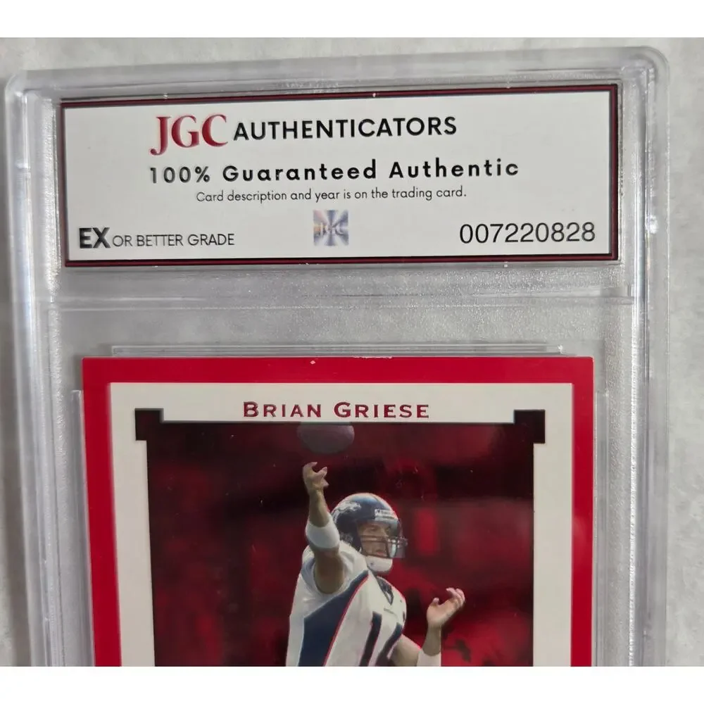Fleer Premium Brian Griese Star Ruby JGC Graded 021 Of 100 SR42 NFL 2002